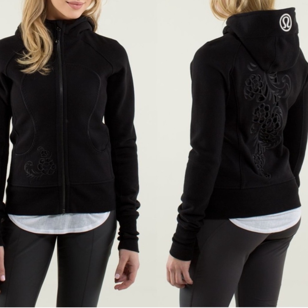Lululemon Floral Scuba Zip-Up